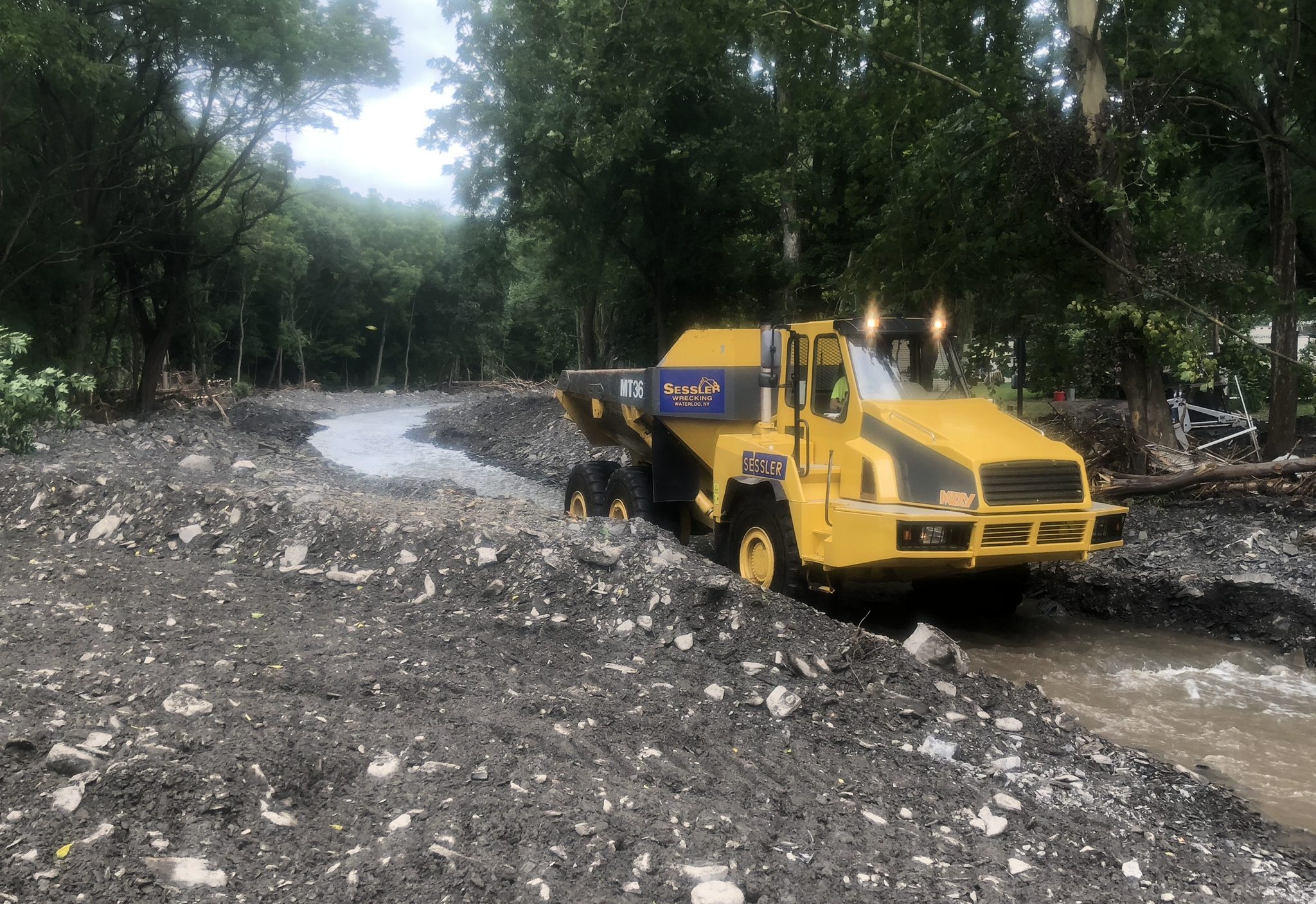 Emergency Flooding Response, Lodi, New York Sessler Wrecking
