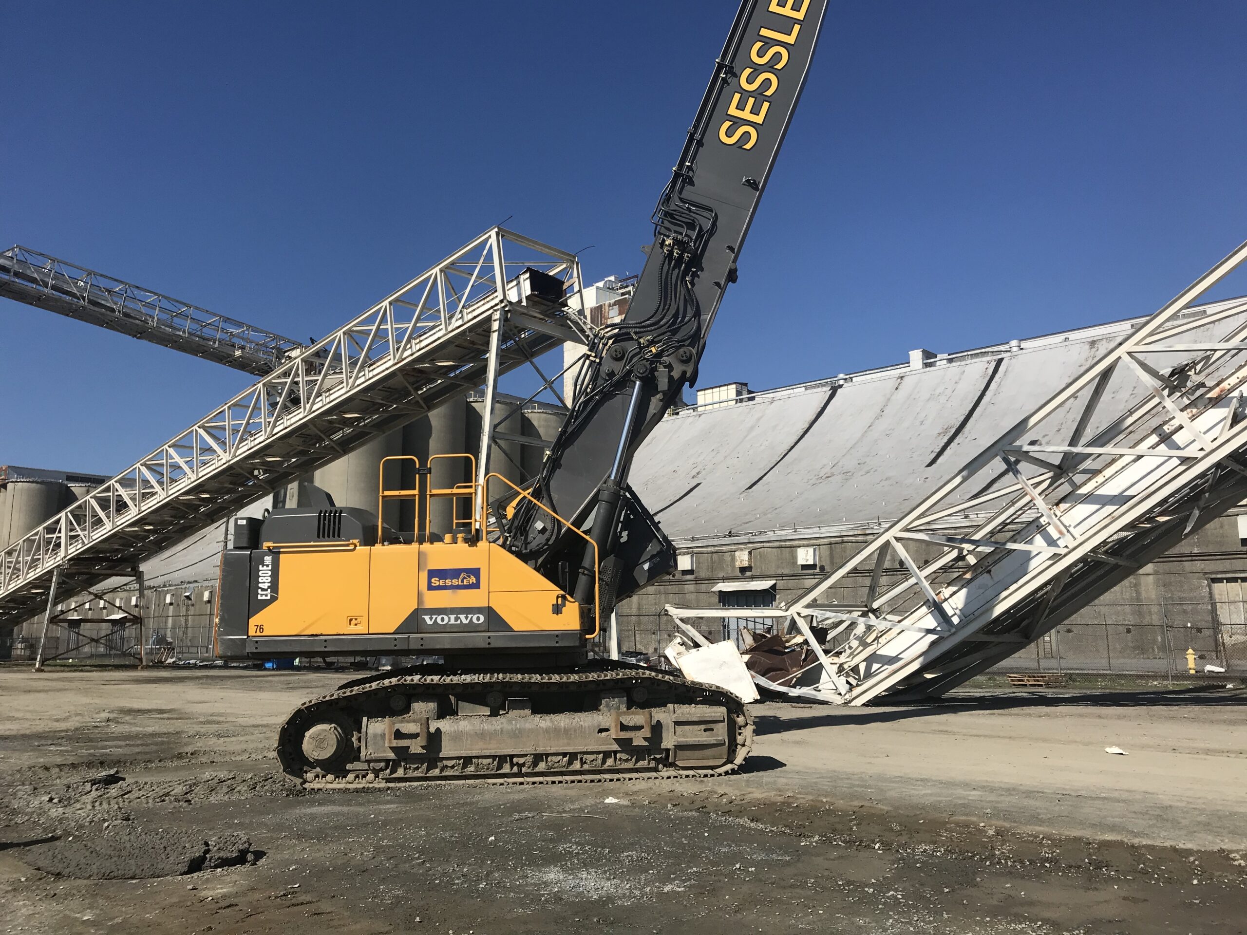 Port of Albany Ship Loading Conveyor, Albany, New York Sessler Wrecking