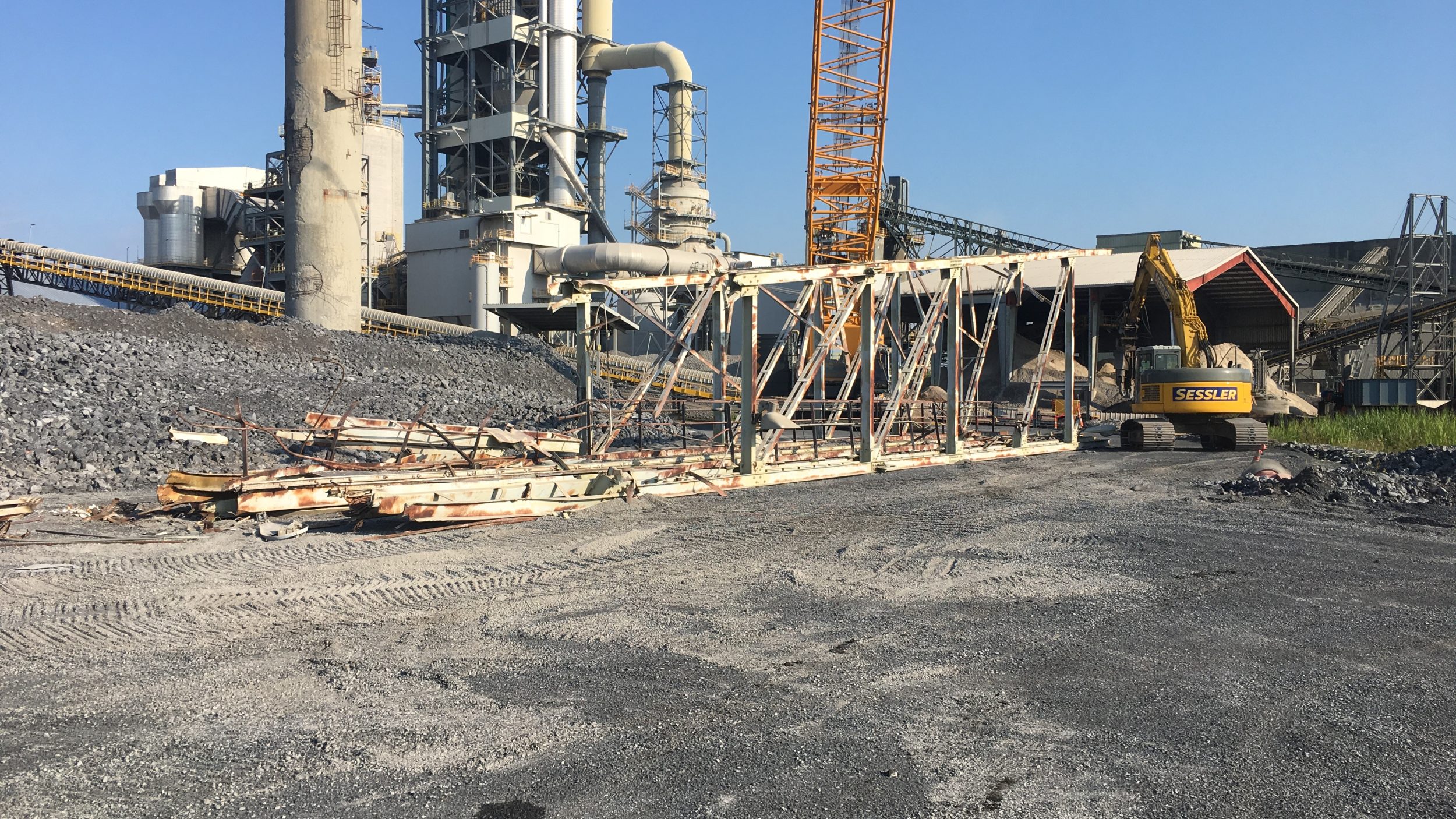 LaFarge TBird Conveyor, Selkirk, New York Sessler Wrecking