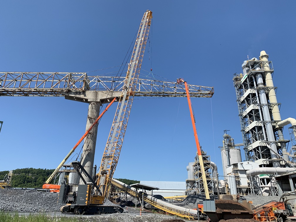 LaFarge TBird Conveyor, Selkirk, New York Sessler Wrecking