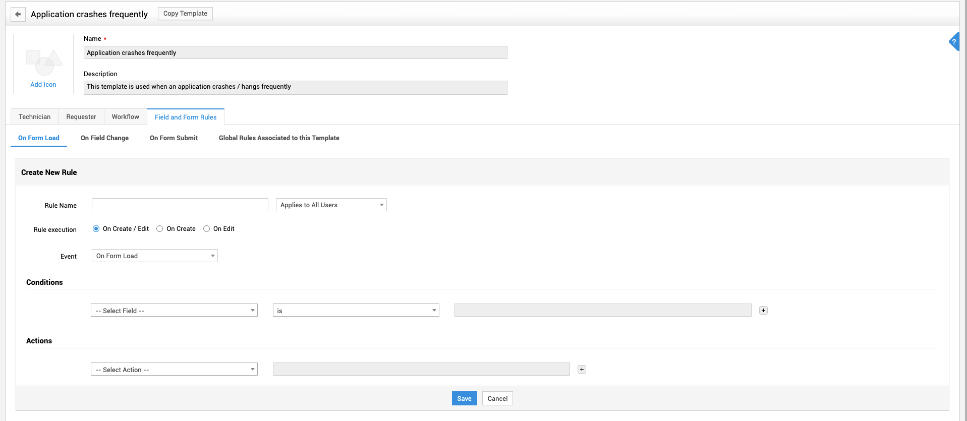 Field & Form Rules in ManageEngine ServiceDesk Plus Set3 Solutions