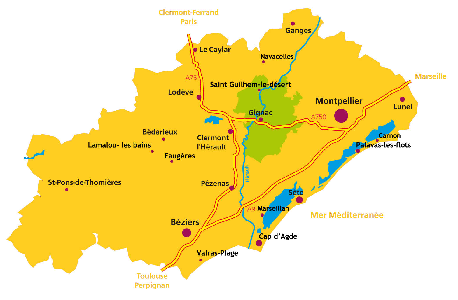 Pain Points Liés À La Carte De France L'hérault 301 Moved Permanently