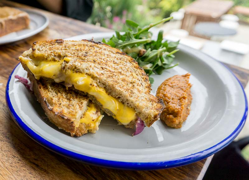 Micro Bakery & Kitchen Homemade Ricotta & 3Cheese Grilled Cheese At