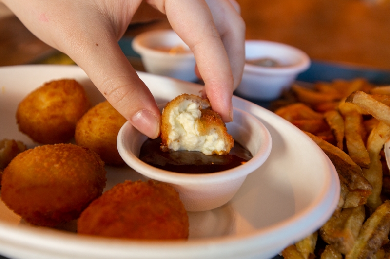 Burger Frites 180g Angus Beef Burger + Fried Brie Cheese Burger At