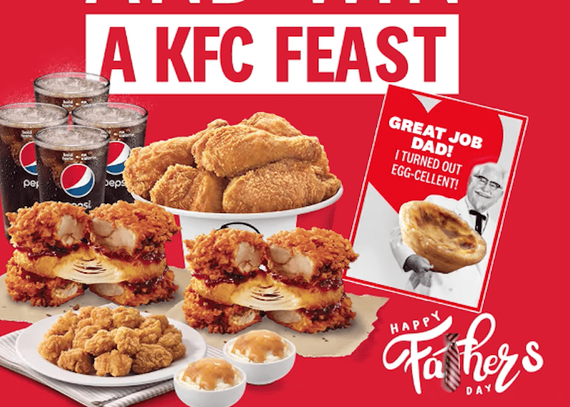 Surprise Dad With a KFC Father’s Day Card With Every Mozzarella Zinger