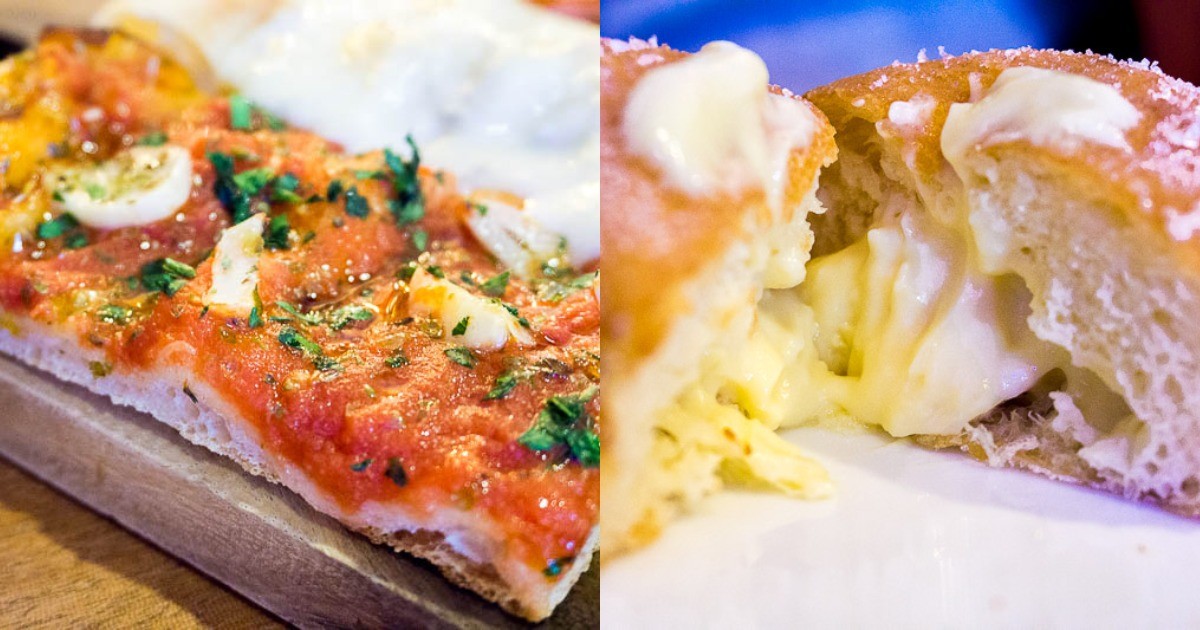 Madd Pizza, Haji Ln "A dim impression saved by a pillowy Bomboloni."