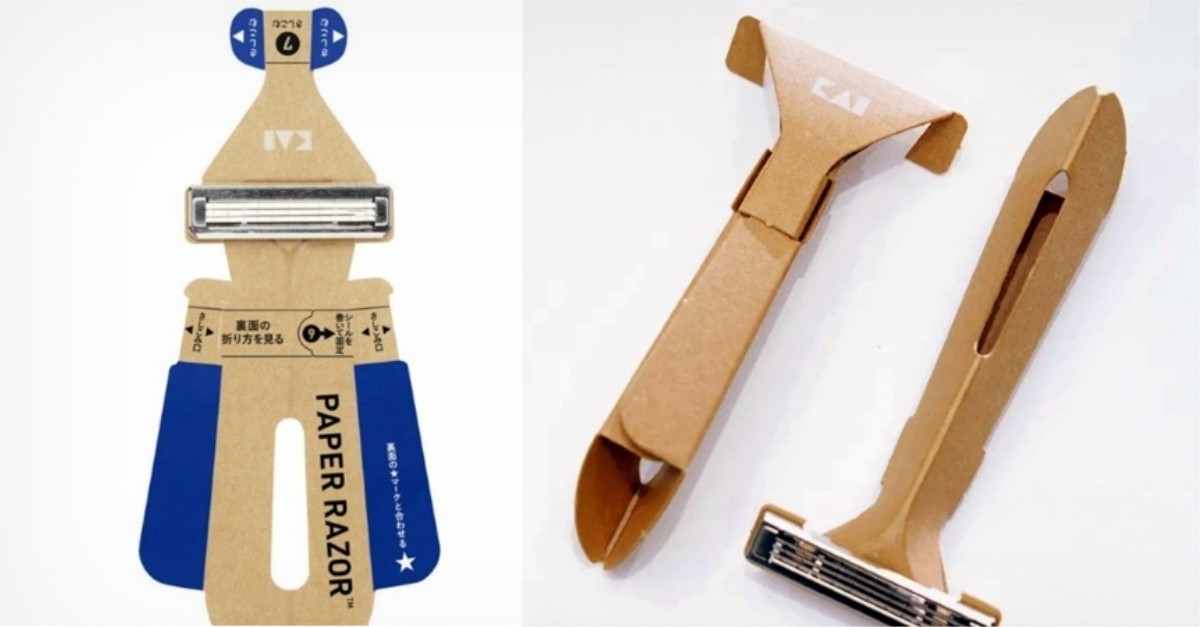 The Paper Razor — environmentallyfriendly solution to disposable razors