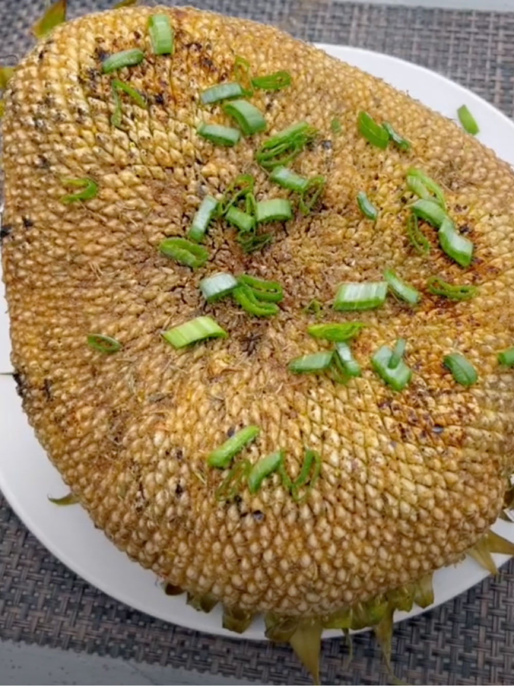 Grilled sunflower heads Bouquet staple or bussin' menu addition?