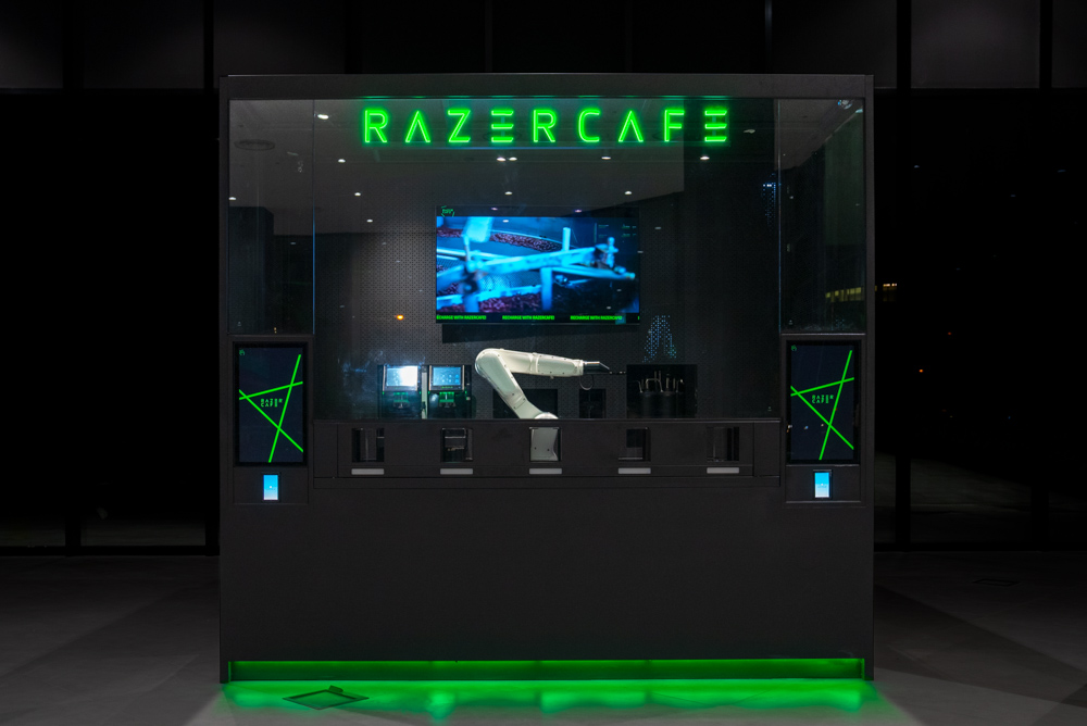 New in town RazerCafe, OneNorth — Get served by a futuristic robotic
