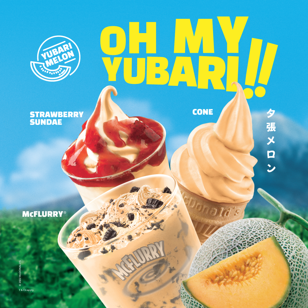 McDonald's launches new Yubari Melon desserts starting from S1