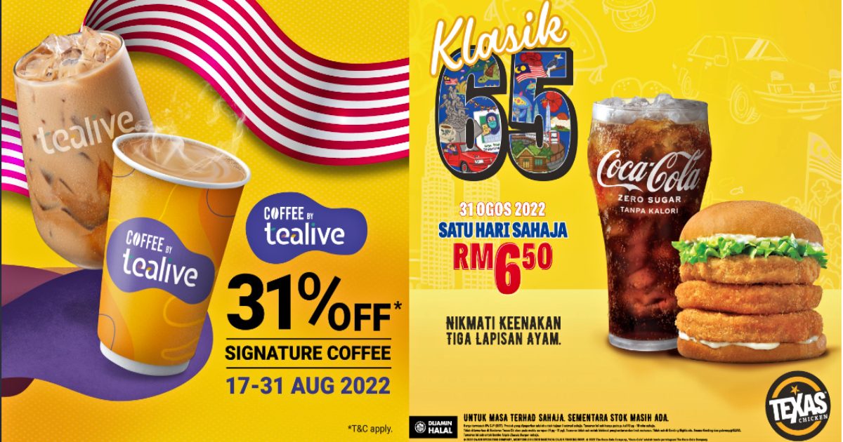10 Merdeka food promos to celebrate Malaysia’s 65th National Day