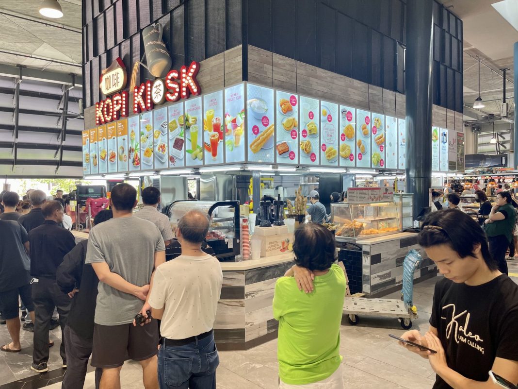 Senja Hawker Centre finally opens with 26 stores featuring Michelin