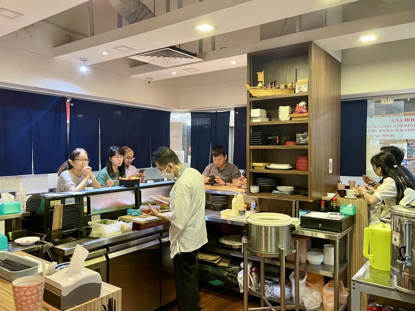 Wasabi Tei Hidden gem selling thick slabs of salmon sashimi found in
