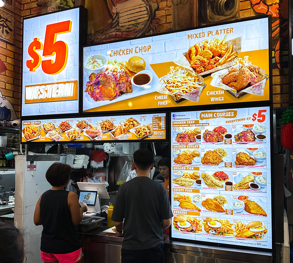 New in town 5 Western — Dishes like chicken chop & burgers for 5 or less