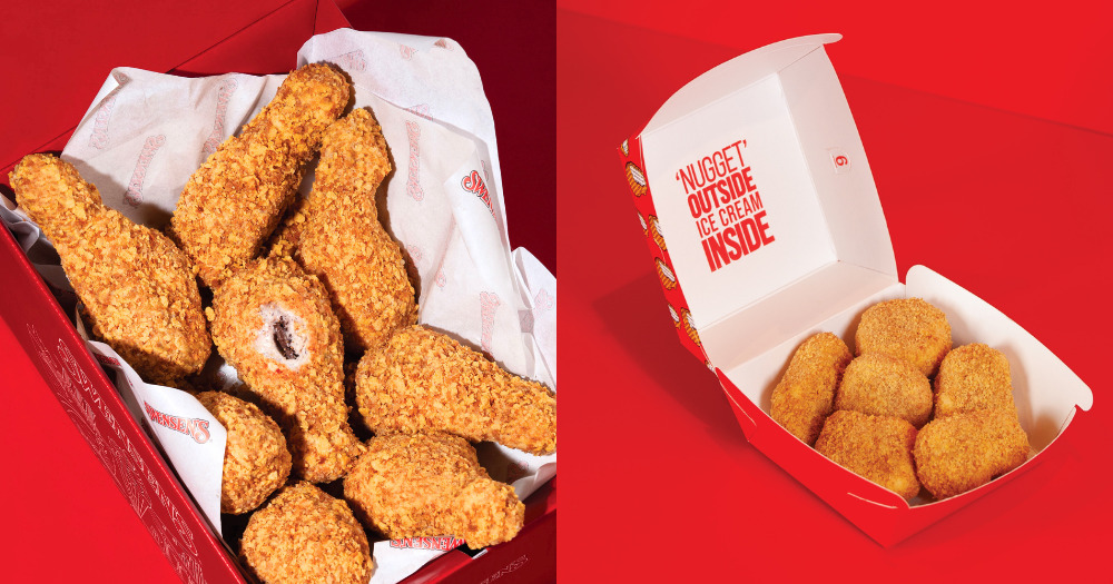 Swensen's has realistic bak chang ice cream with flavours like