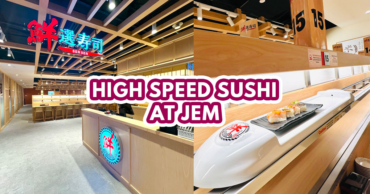 New in town Sen Sen Sushi Don Don Donki’s first conveyor belt sushi
