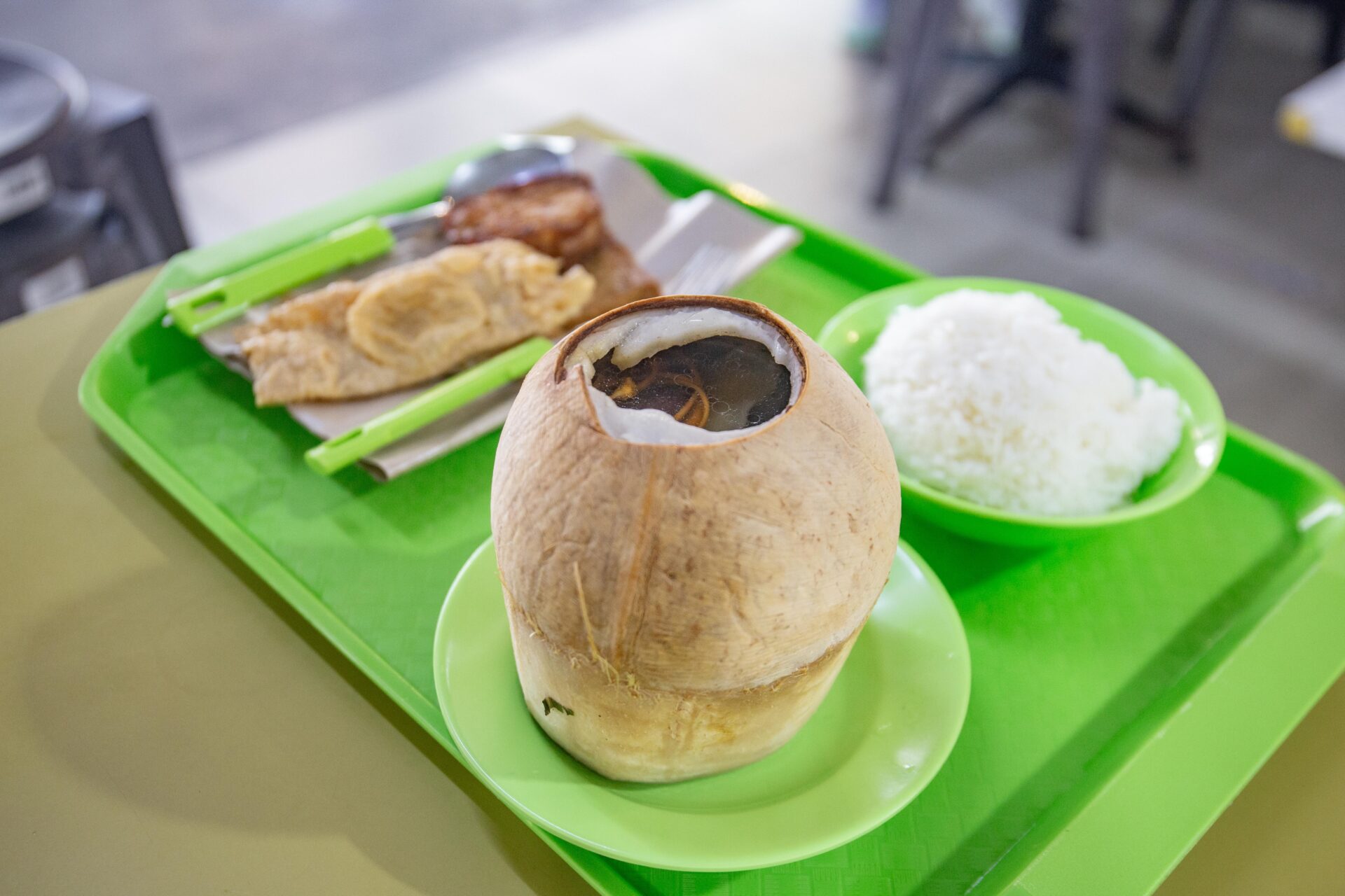 New in town 蒸有米 Steam Rice Kitchen — Herbal coconut soup, BKT & Ipoh