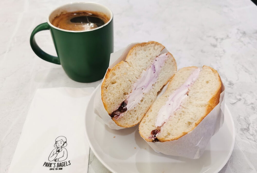 Over 10 Koreanstyle bagels with 14 cream cheese choices at Park's Bagels