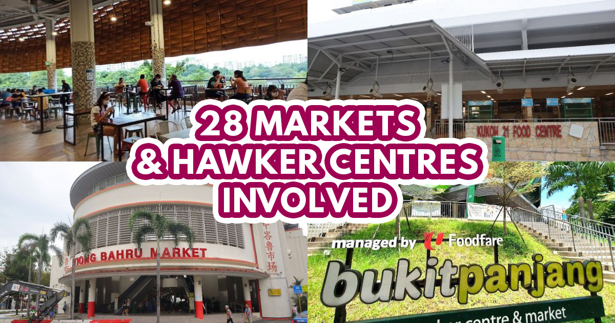 Don't go to these markets & hawker centres scheduled for spring
