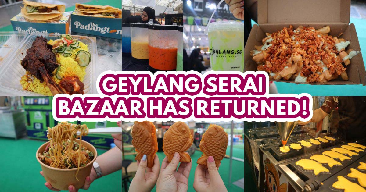 What to eat & drink at Bazaar Raya Geylang Serai 2024 featuring 500 stalls