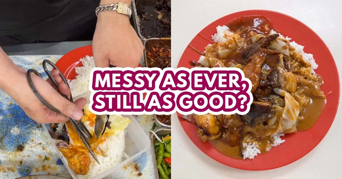 Beach Road Scissors Cut Curry Rice Famous supper spot with crowds till