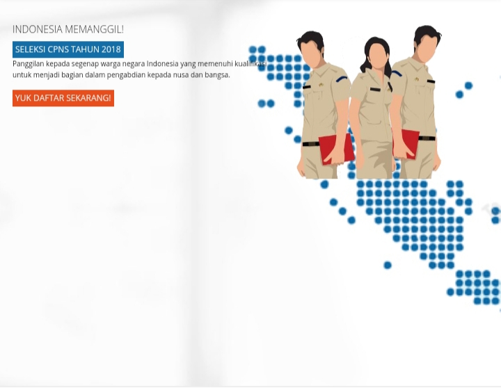 Website Pendaftaran Cpns