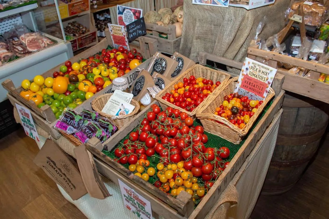 Local Produce at Setley Ridge Farm Shop Brockenhurst