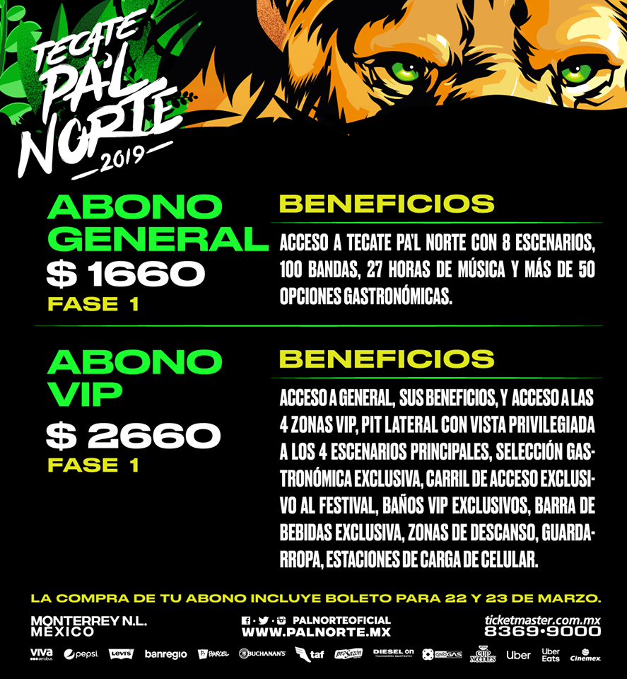Tecate Pal Norte 2020 Lineup Del Escenario Acustico En Pal Norte 2020