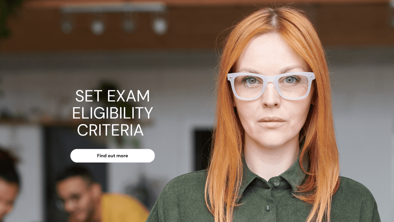 SET Exam Eligibility Criteria Set Net Exam