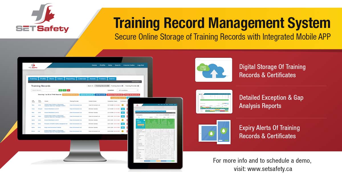 Online Training Record Management System SET Safety