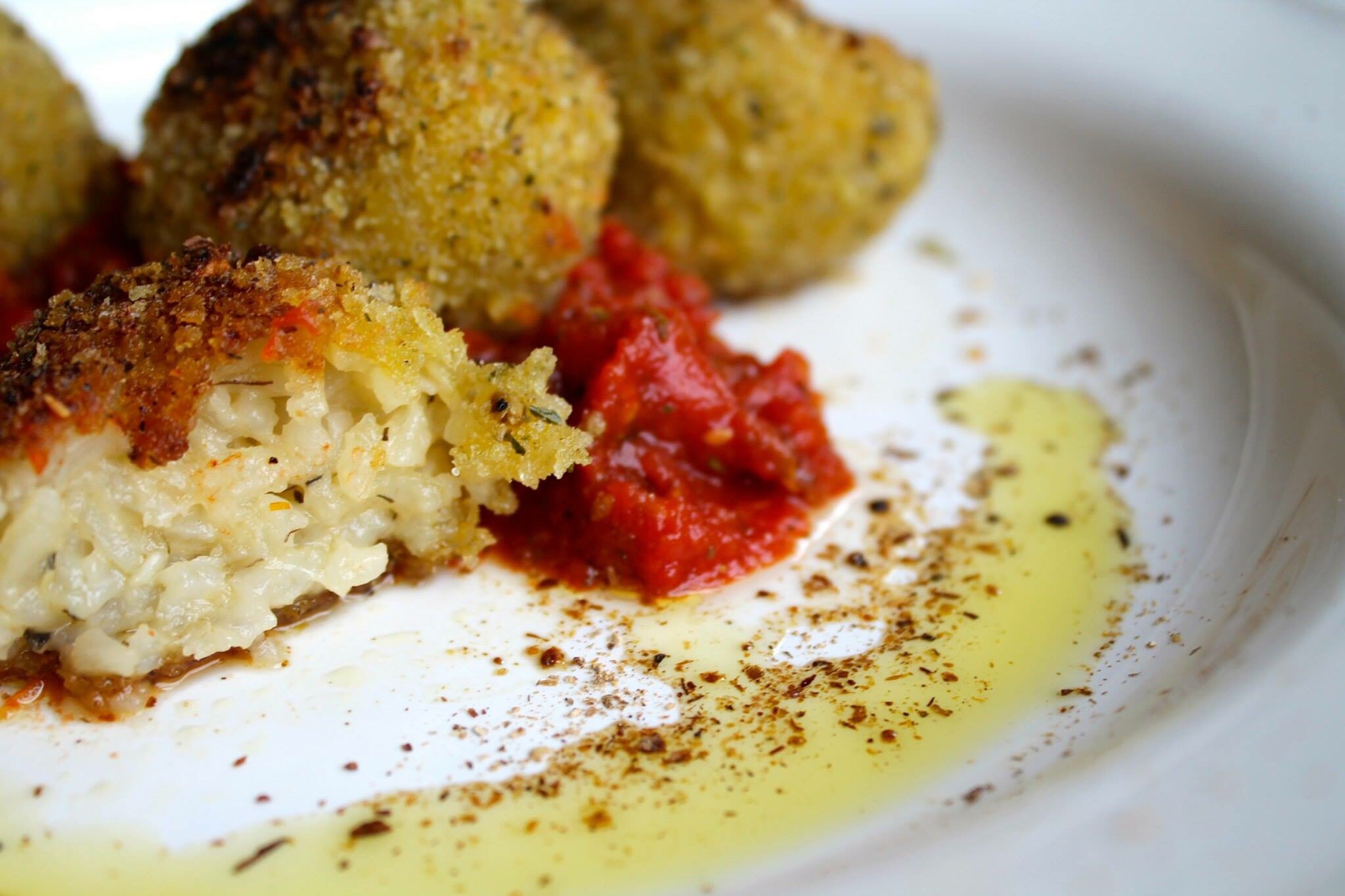 Risotto Balls with Sun Dried Tomato Pesto Set the Table with Love
