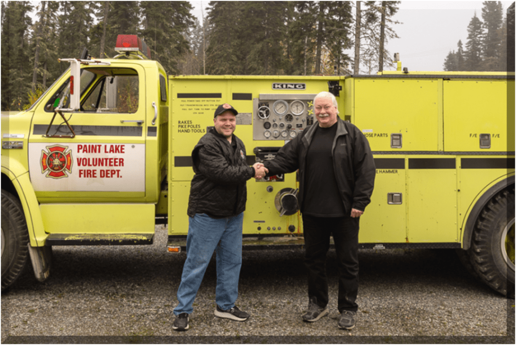 New Fire Truck for Setting Lake Setting Lake Cottage Owners Association