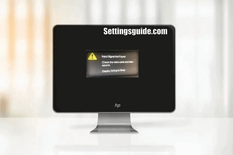 Input Signal Not Found HP Monitor HP Desktop 100 Issue Fix 2023