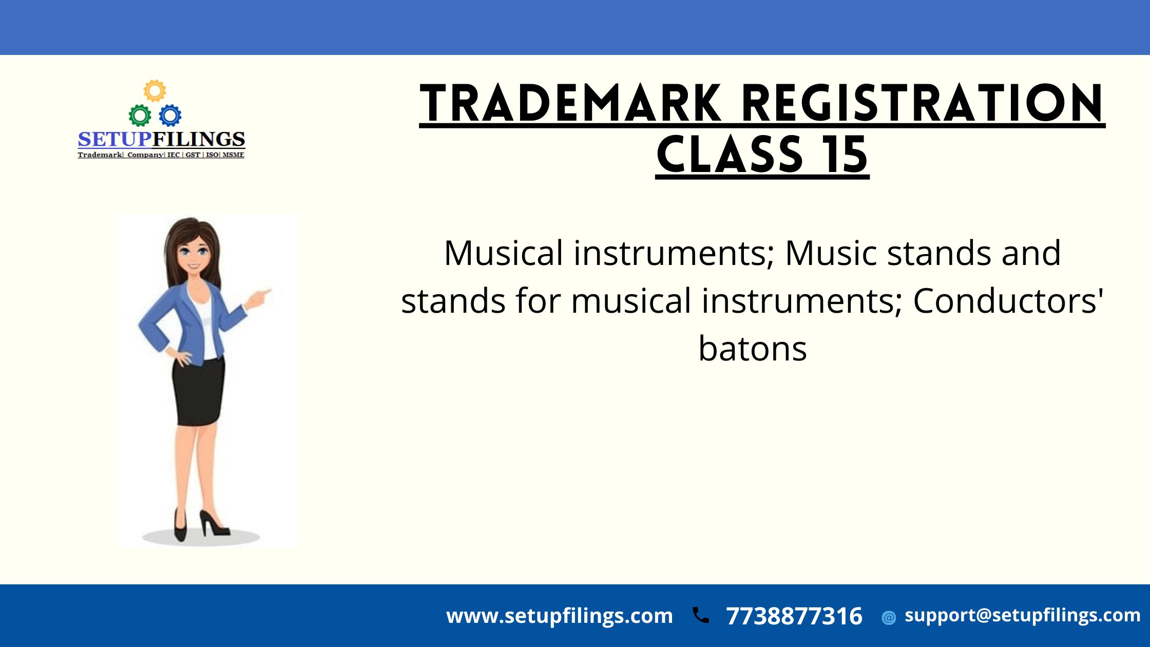 Trademark Class 15 Musical Instruments Setupfilings