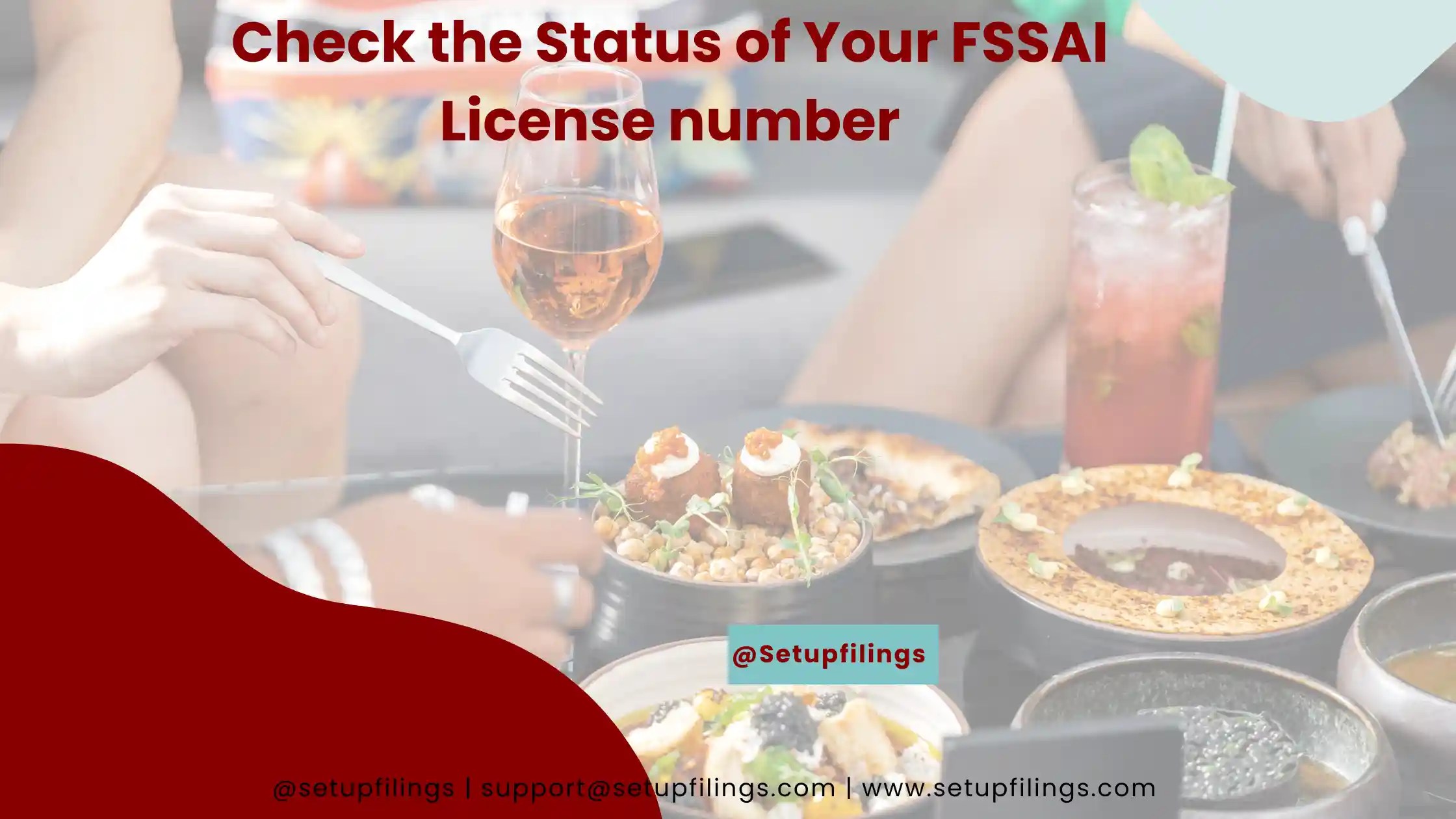 Check the Status of Your FSSAI License Number Setupfilings
