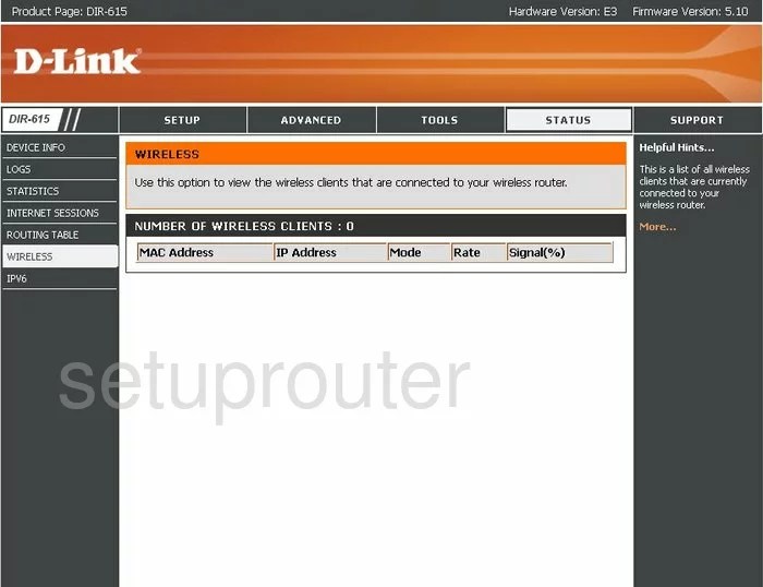 All Screenshots for the Dlink DIR615