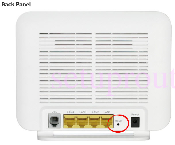 How to Reset the Dlink DSL6740U