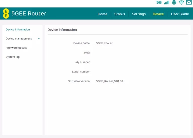 How to Login to the EE 5GEE Router