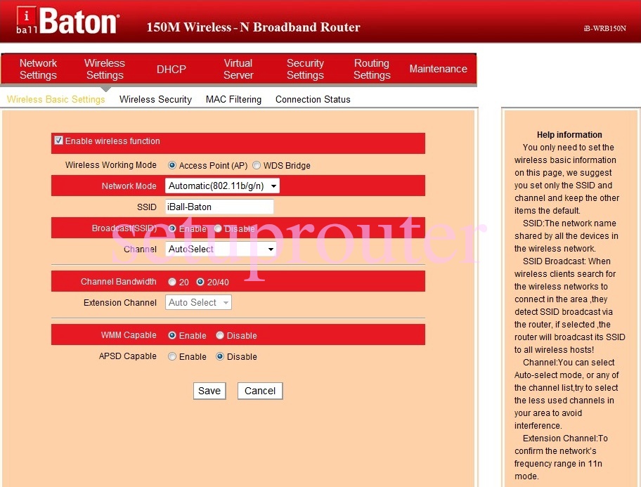 Setup WiFi on the iBall iBWRB150N