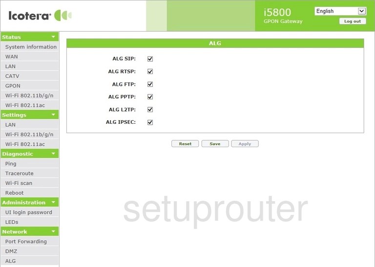 All Screenshots for the Icotera i5800