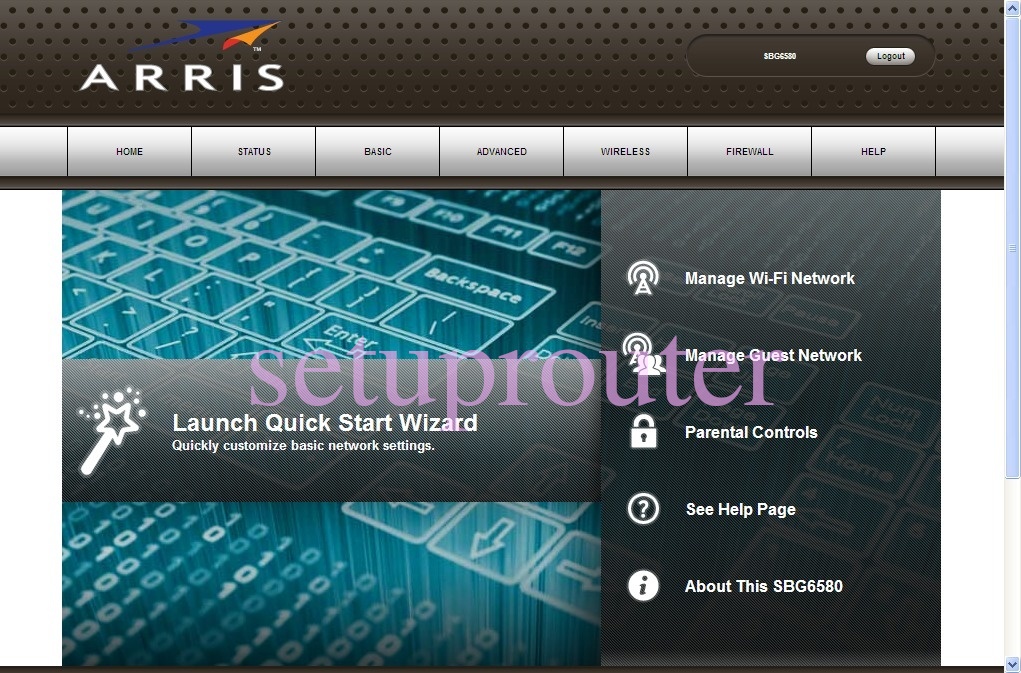 Motorola SBG6580 Login Instructions