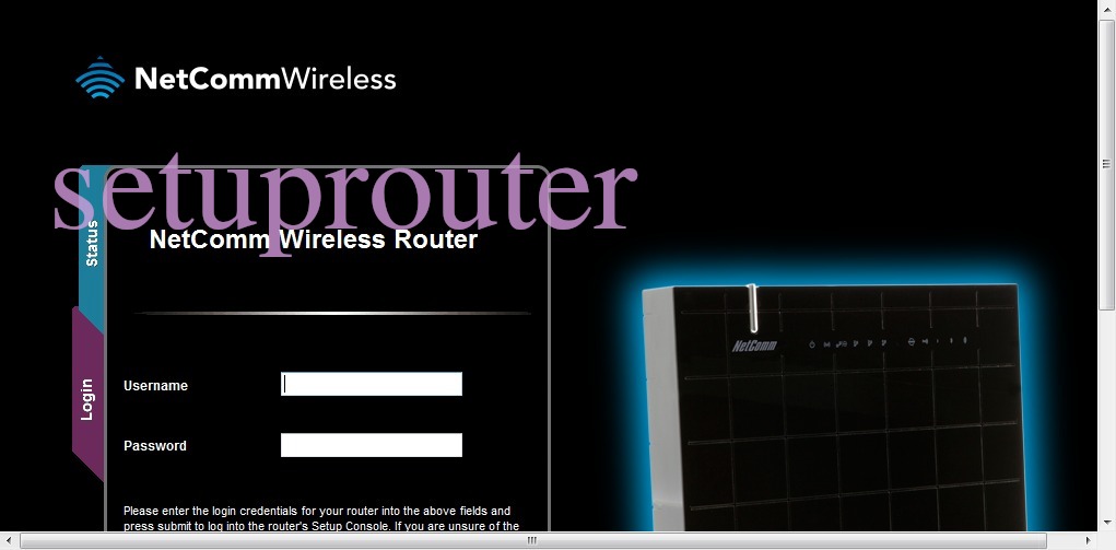 4G100W Login Instructions