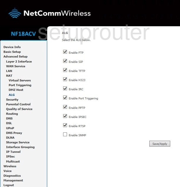 All Screenshots for the NF18ACV