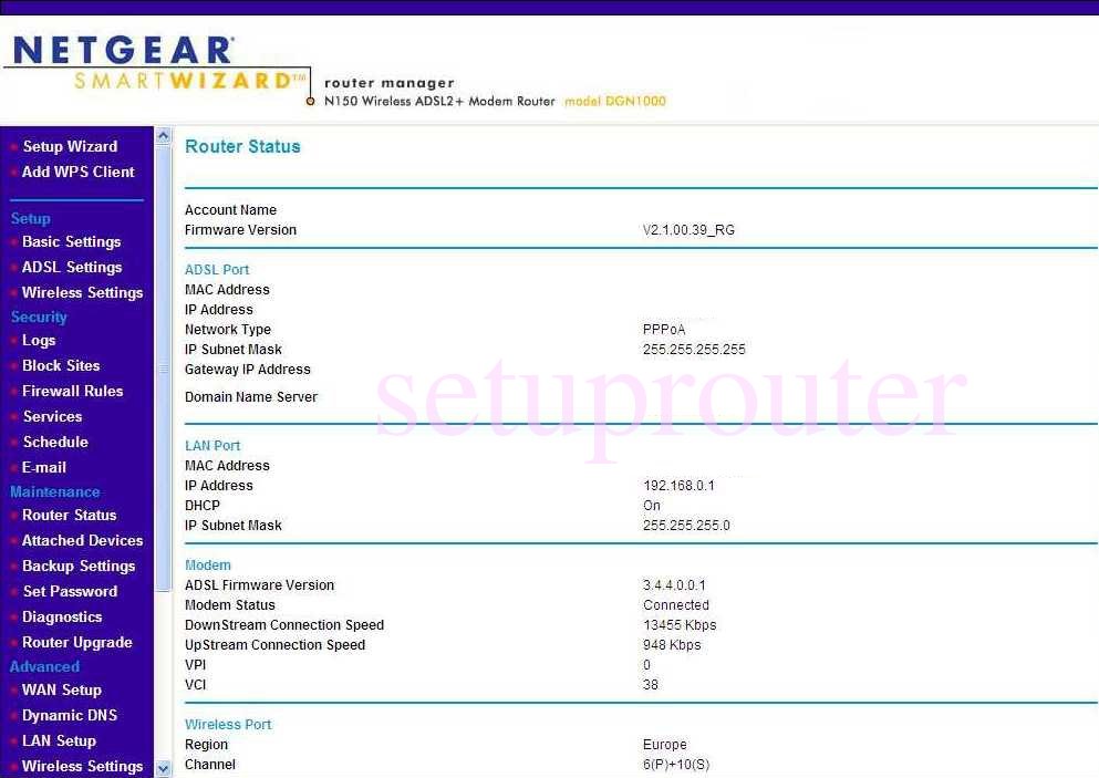 How to change the IP Address on a Netgear DGN1000 router