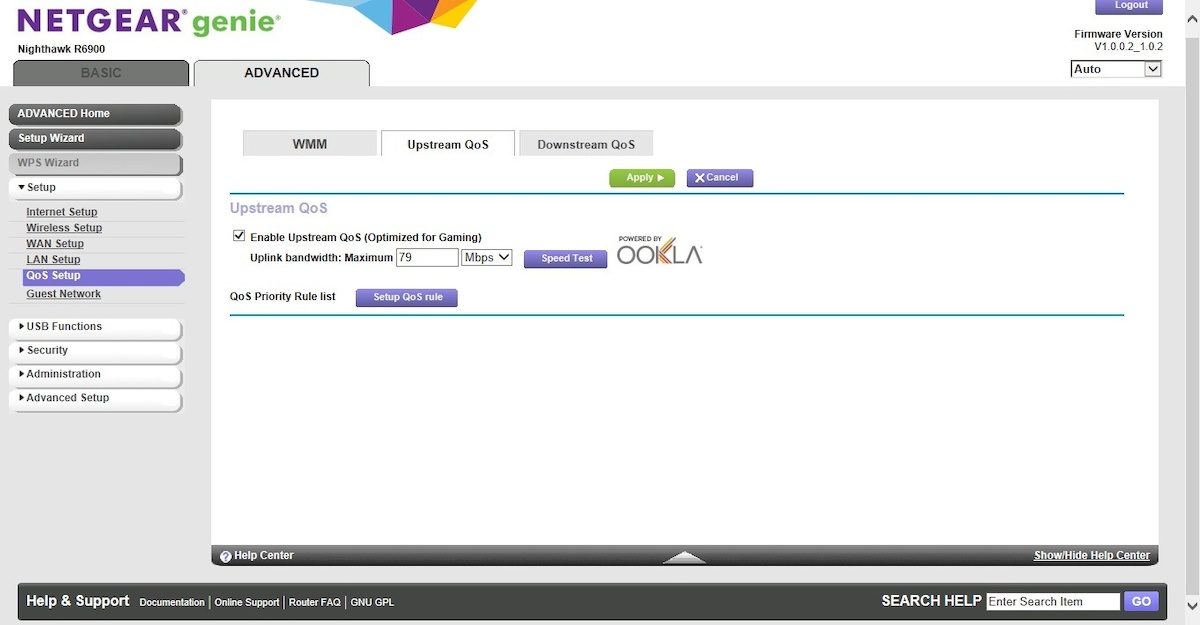 All Screenshots for the Netgear Nighthawk R6900