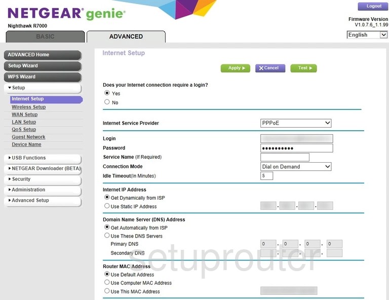 All Screenshots for the Netgear Nighthawk R7000