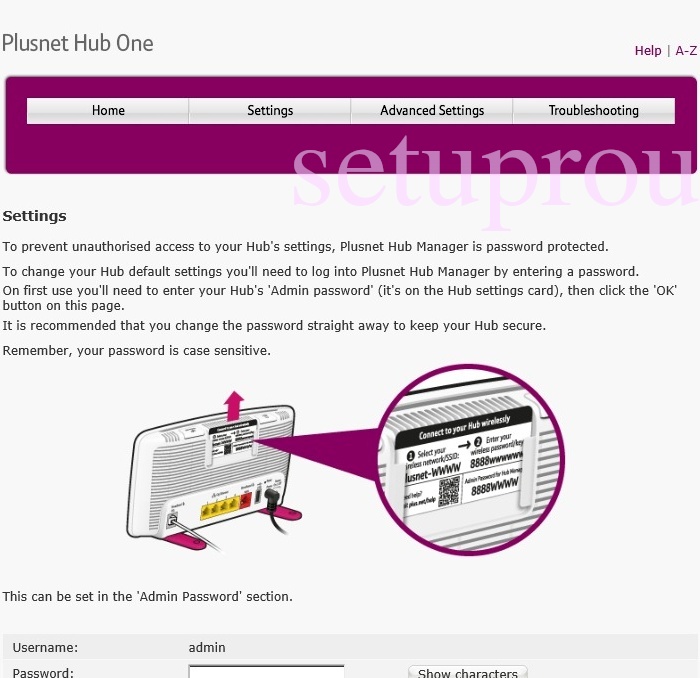 Hub One Login Instructions
