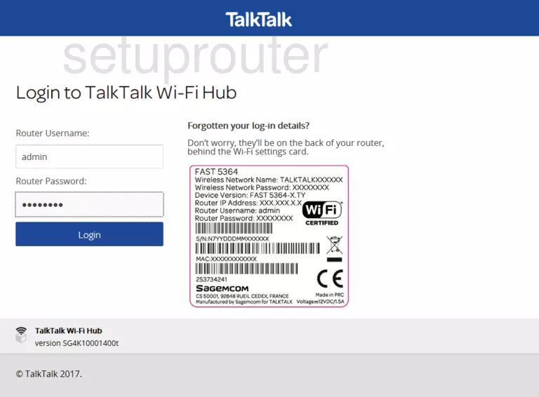 How to Login to the Fast 5364