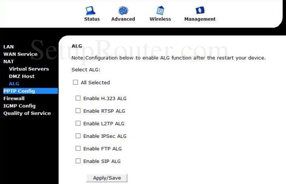 AR800 Screenshot ALG