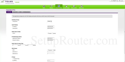 How To Change Ip Address Telus Router TISWHA